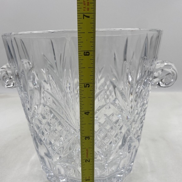 Godinger Crystal Ice Bucket Shannon Dublin Wine Bottle Cooler 6 3/4\